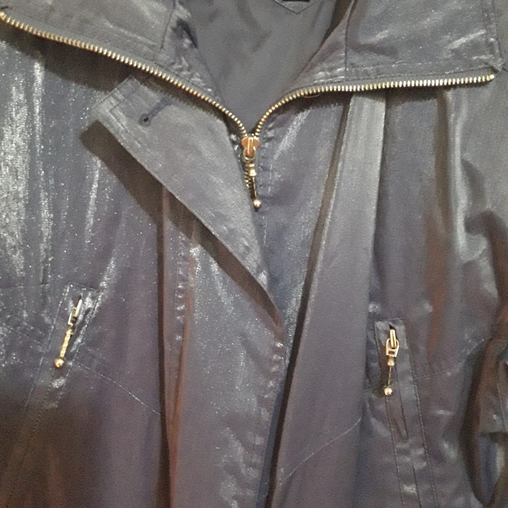 Gallery Drawstring Zip Up Utility Jacket - image 3
